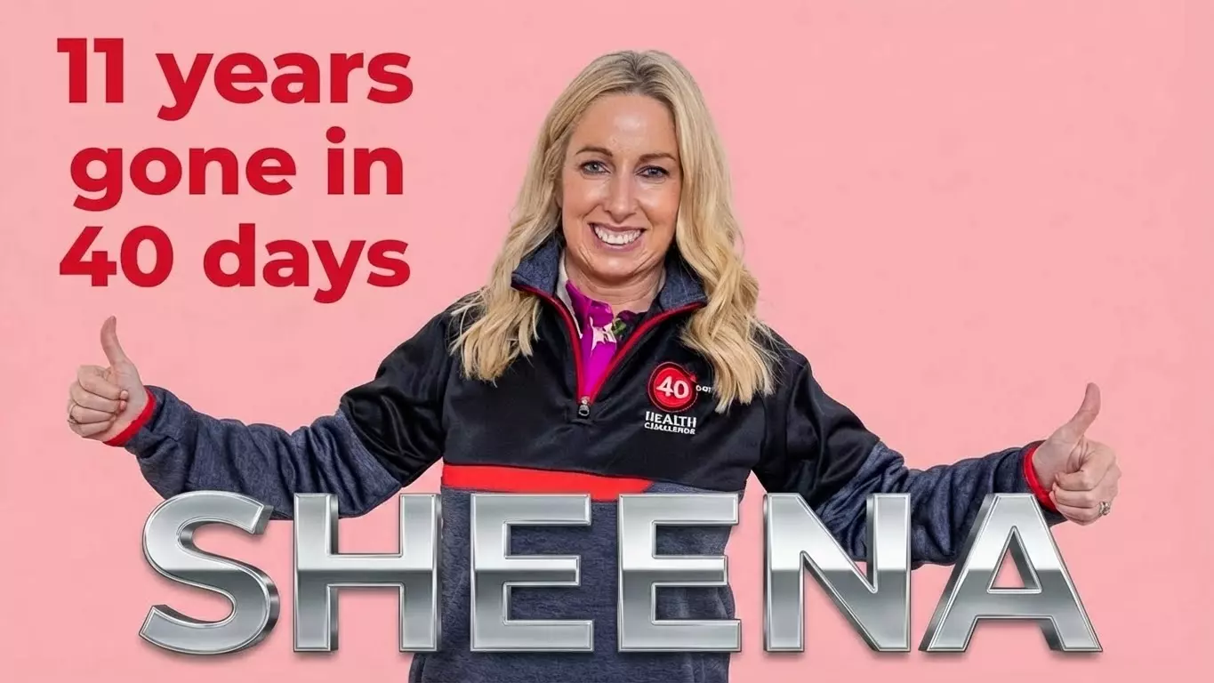 By making time for herself and focusing on her health Sheena reduced her metabolic age by 11 years.